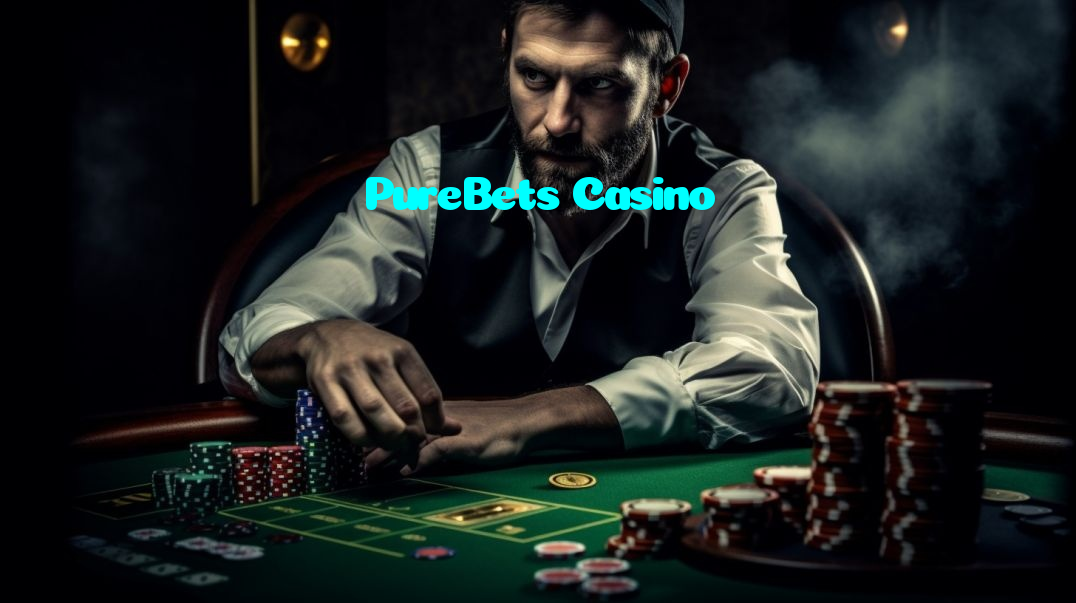 PureBets Casino casino presented on mobile device in Pakistan with slots and live games